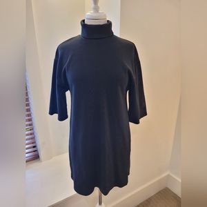 Zara 3/4 Sleeve Mock Neck Tunic Dress